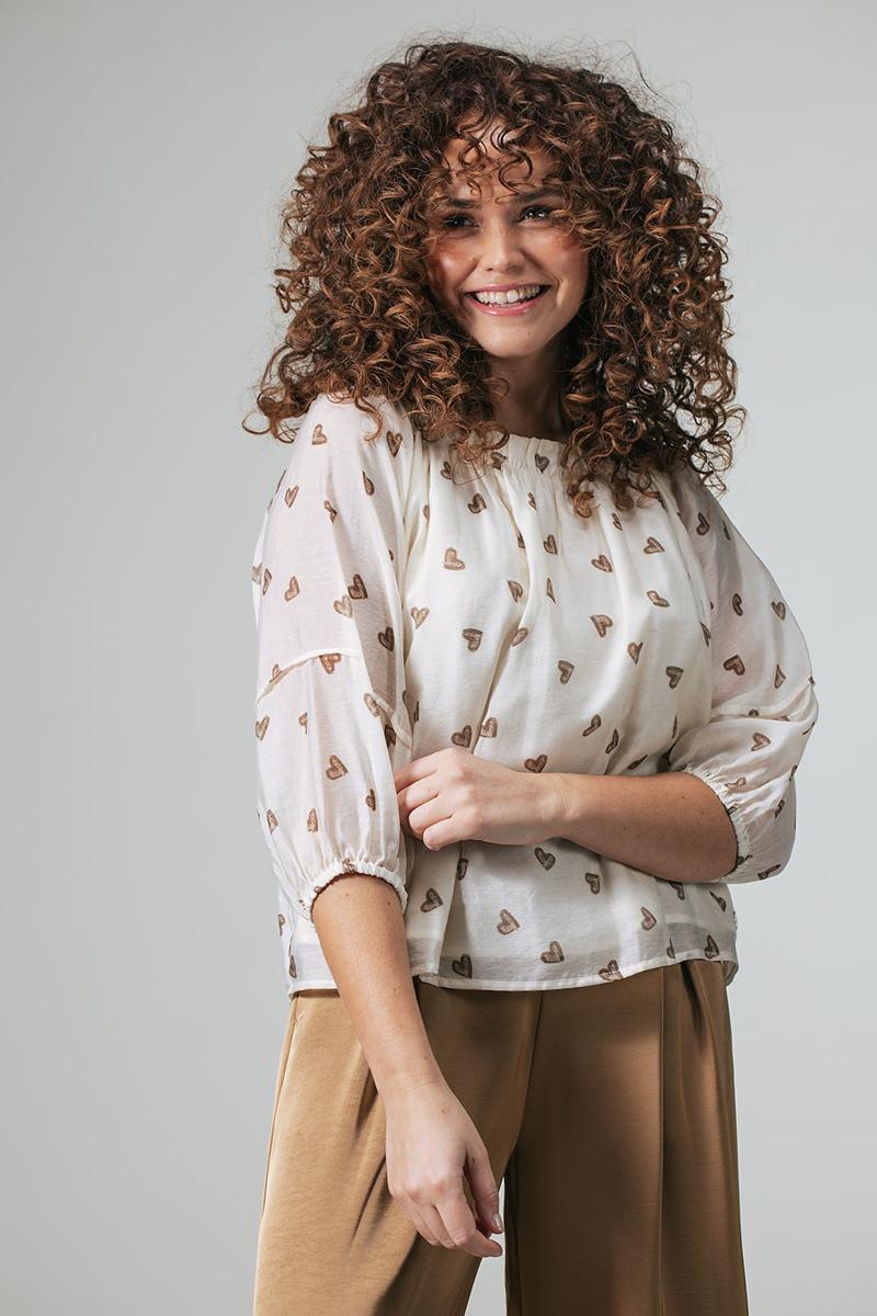 Label DOT Blouse Alicia Off-White 1