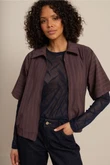 Studio Anneloes Blazer Marcella stripe j Bruin 2