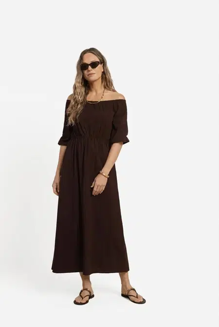 Studio Anneloes Jurk Saturday dress Bruin 1