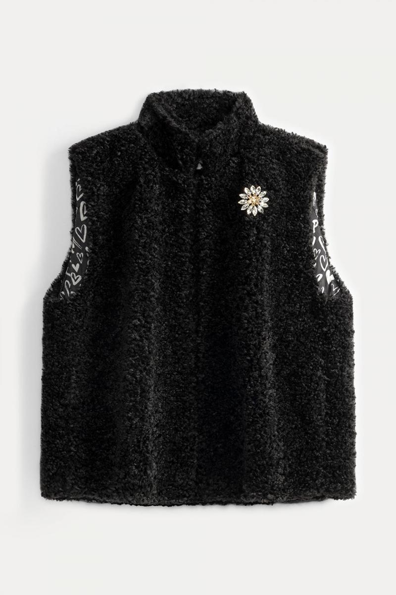 POM Amsterdam Gilet SP7343 Zwart 4
