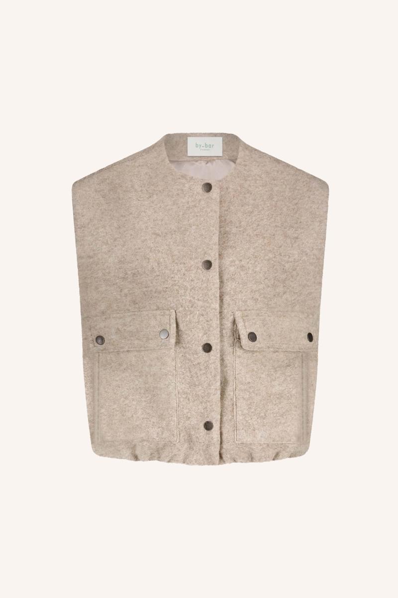 By-Bar Gilet Maggie Beige 2