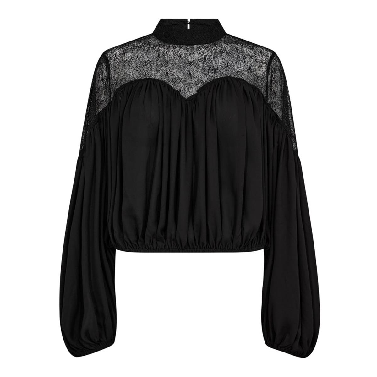 Co'Couture Blouse Mingo Lace Zwart 1