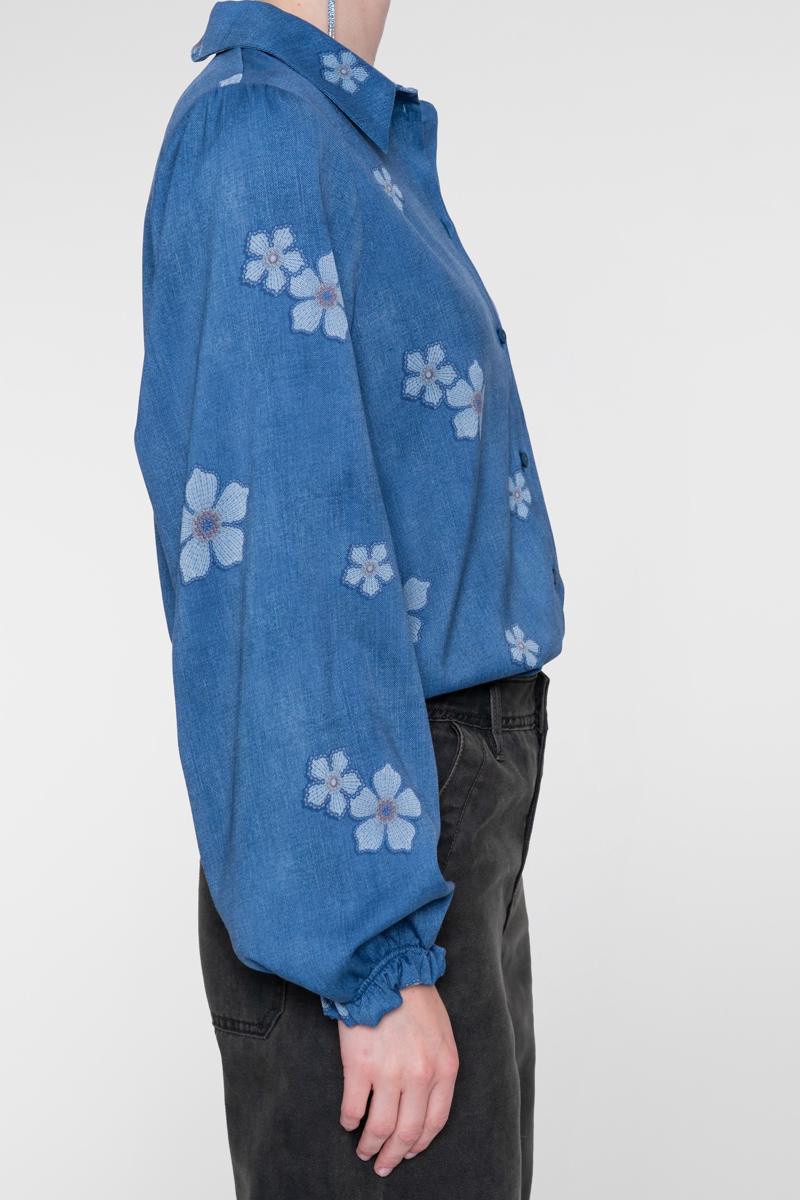 Geisha Blouse 63714-20 Blauw 6
