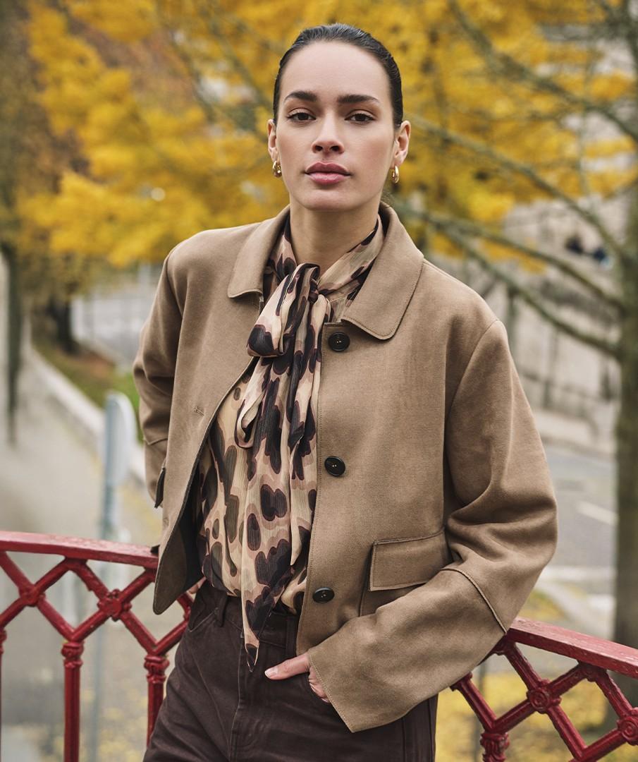 EsQualo Blazer F26.11501 Beige 2