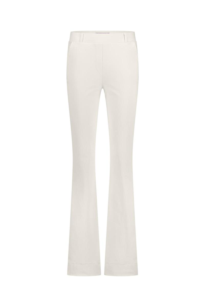 Studio Anneloes Pantalon Flair Bonded Off-White 3