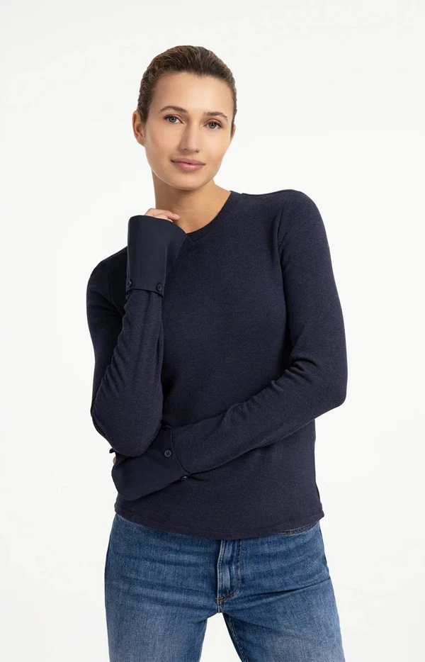 YAYA T-Shirt 01-709418-609 Blauw 1