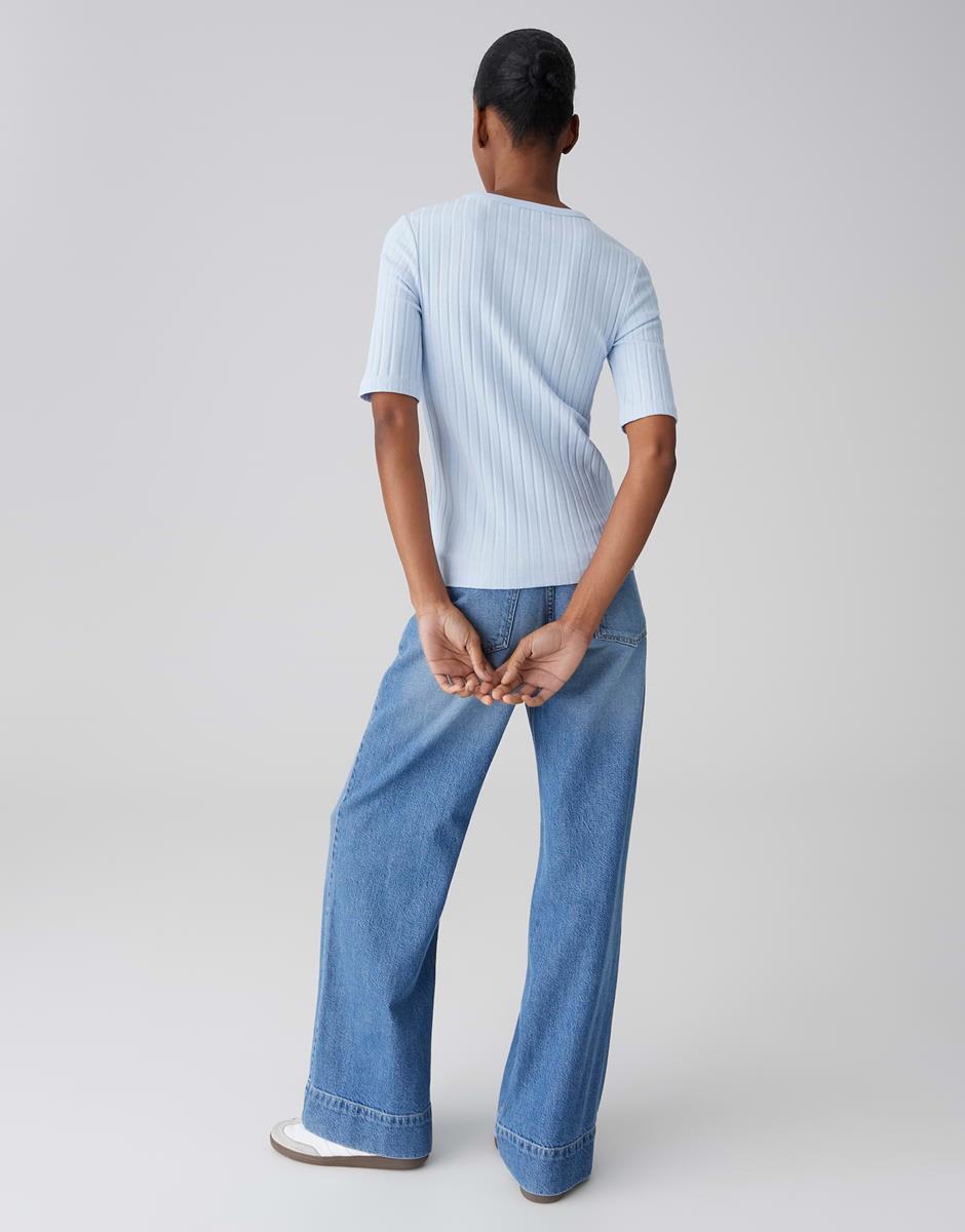 OPUS T-Shirt Savka Blauw 3