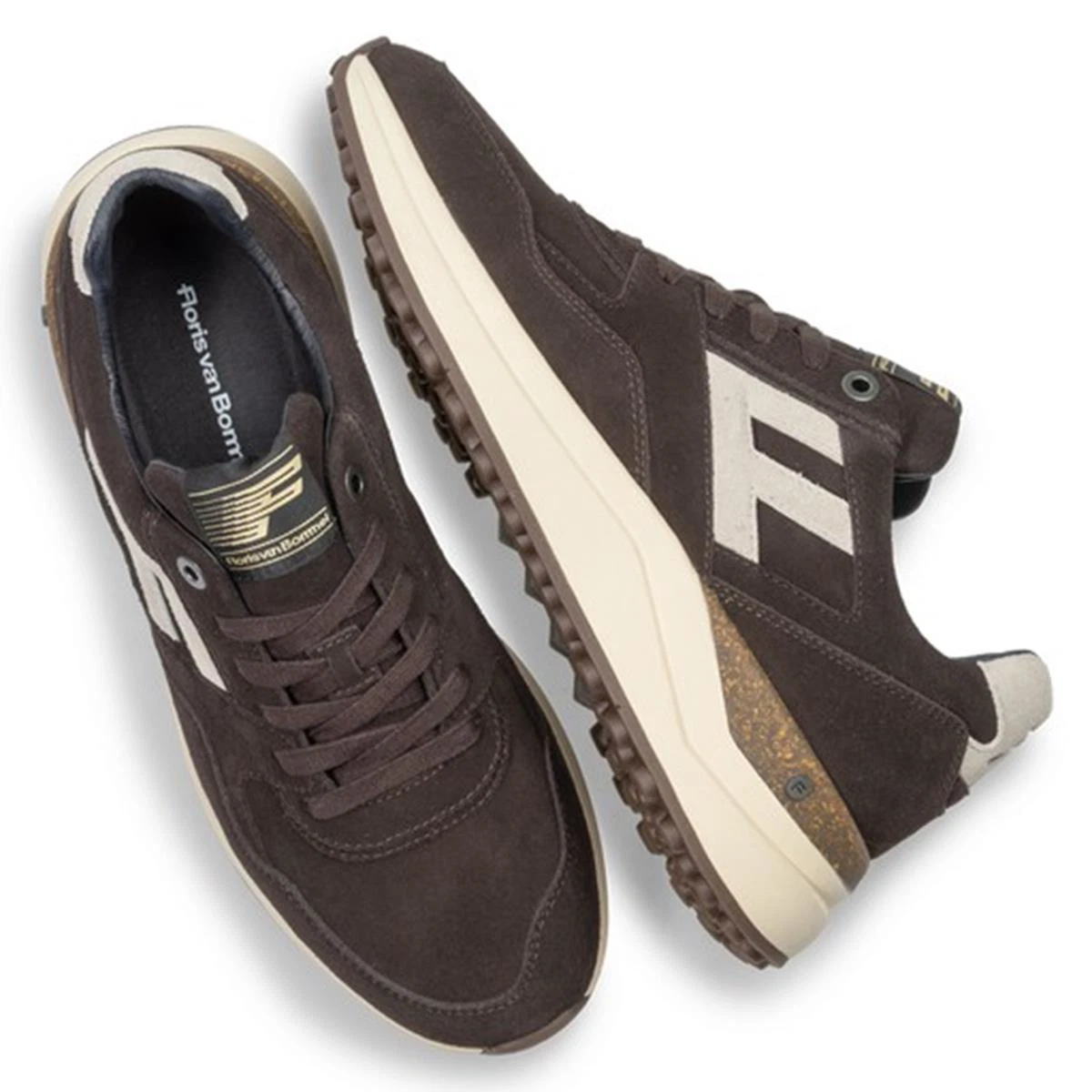Floris van Bommel Sneakers De Trikker 05.00 Bruin 4