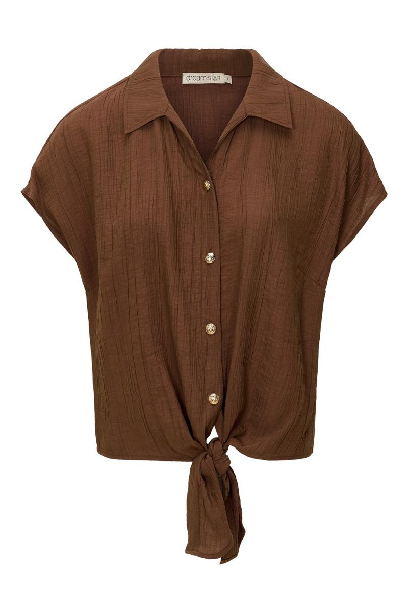 Dreamstar Blouse Wrapy Bruin 2