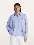Beaumont Collectie Blouse Deborah Blauw 1