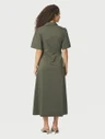 Neo Noir Jurk Baia Groen 3