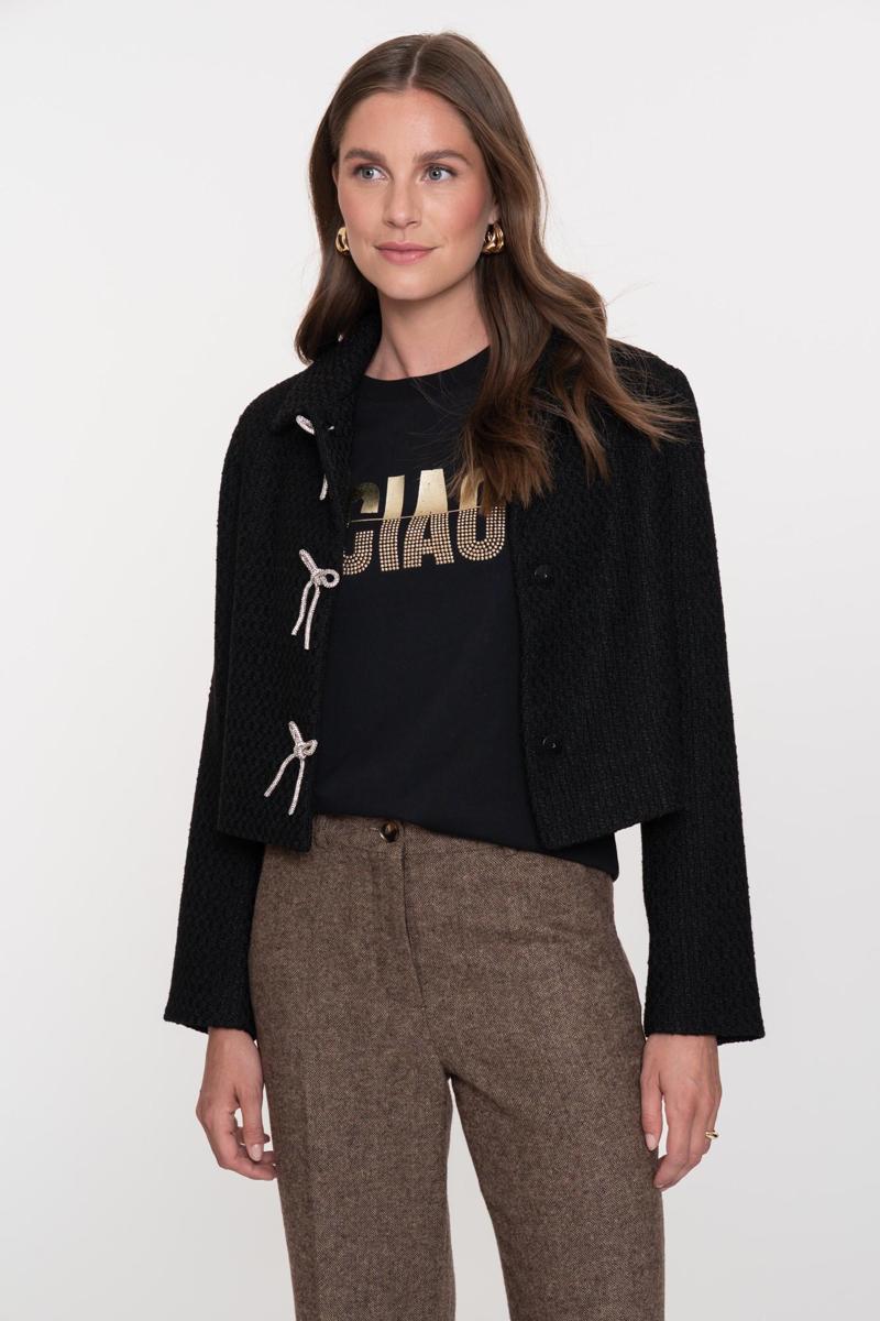 Geisha T-Shirt 52838-41 Zwart 2