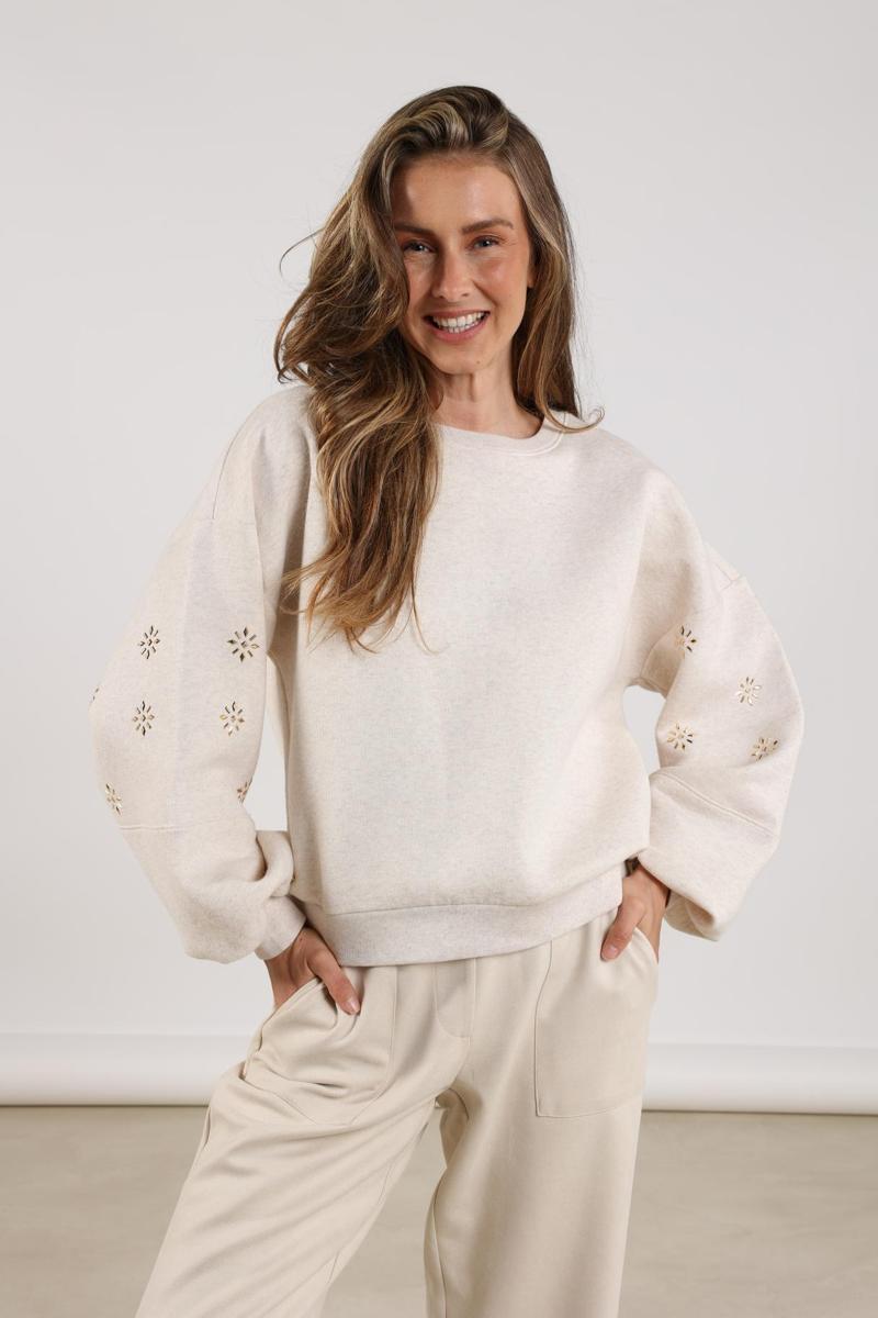 NUKUS Sweater Amadora Beige 1