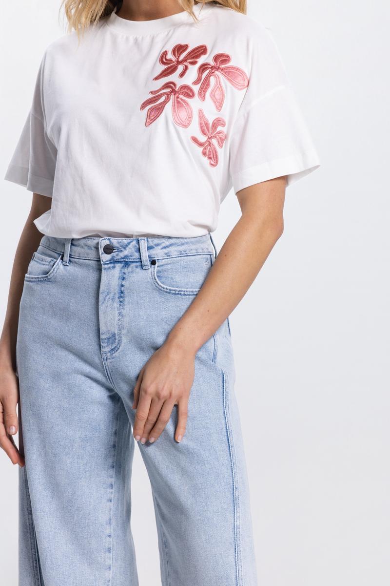 Jansen Amsterdam T-Shirt Riley Roze 4