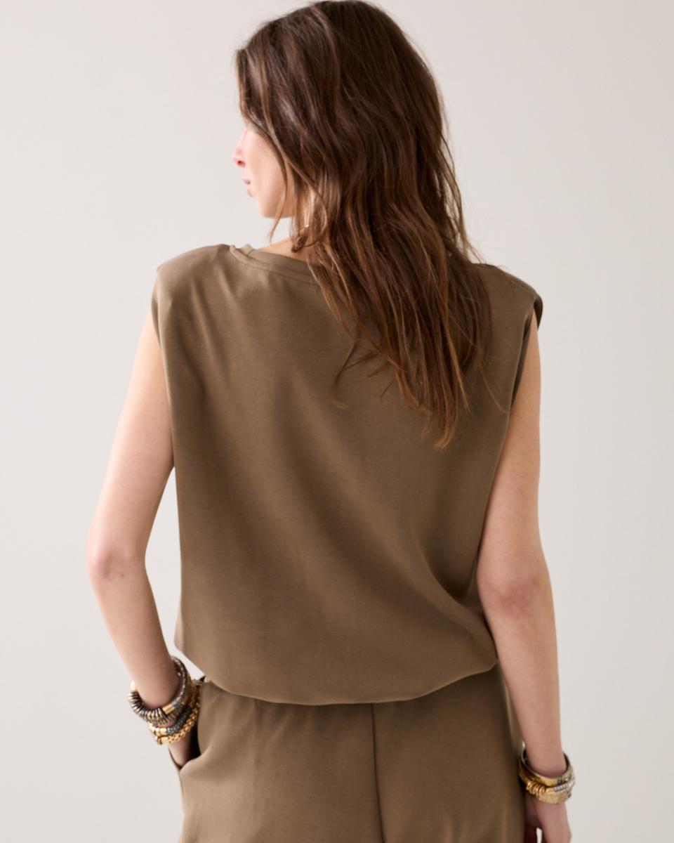 Summum T-Shirt 3s5265-30606 Taupe 3