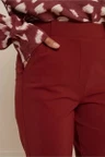 Studio Anneloes Pantalon Flair bonded trou Rood 5