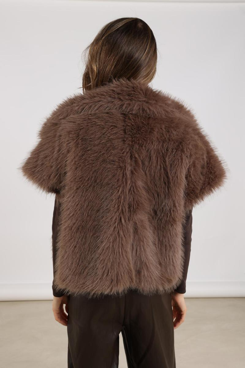 NUKUS Bodywarmer NKF08002 Bruin 3