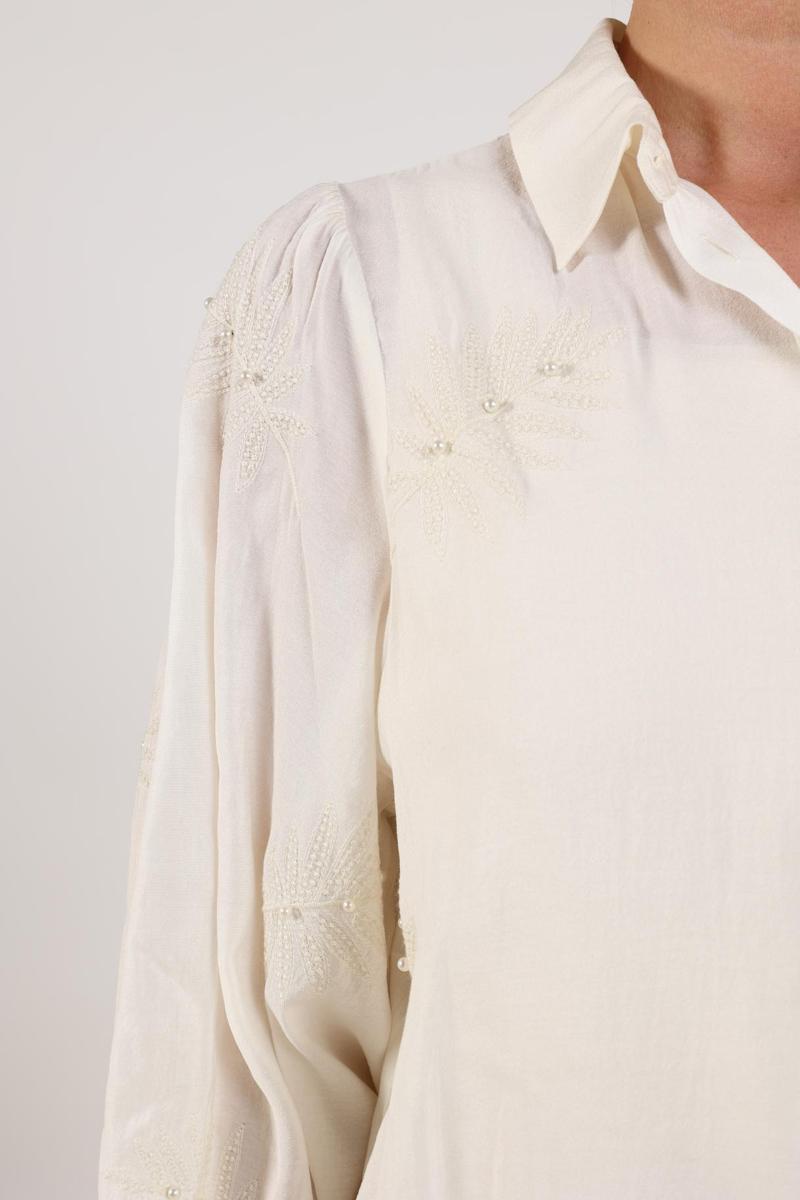 NUKUS Blouse Milanova Off-White 6