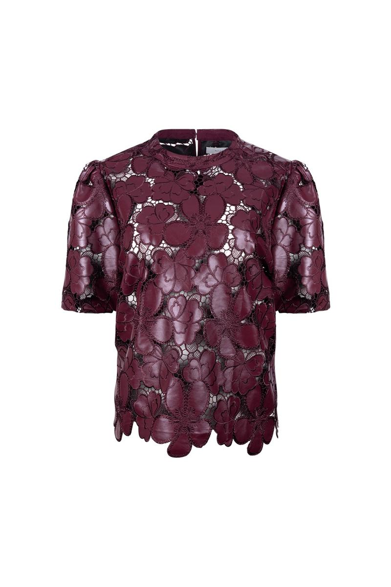 NUKUS Blouse Nicole Rood 2