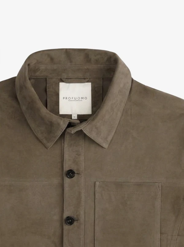 Profuomo Overshirt PPXF30051 Taupe 1