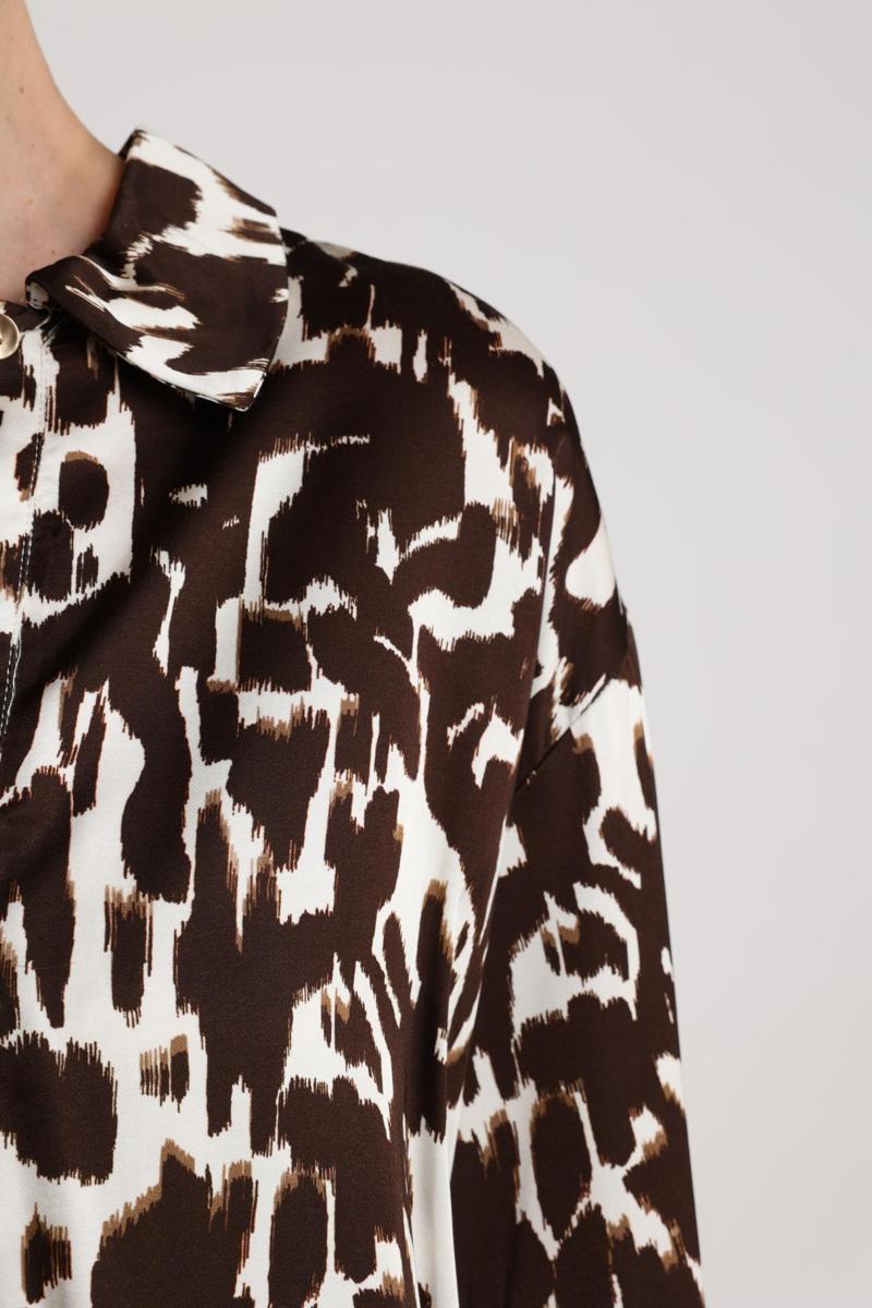 NUKUS Blouse NKF02065 Bruin 5