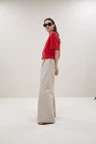 By-Bar T-Shirt Nuki Slub Rood 4