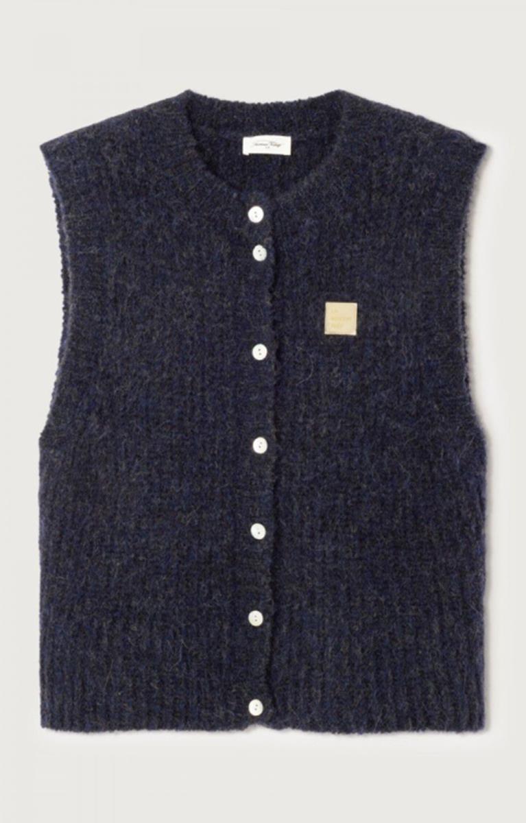 American Vintage Gilet East Blauw 1