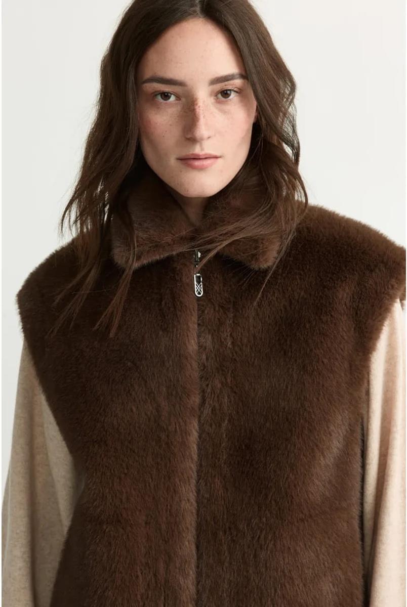 Xandres Gilet Jana Bruin 3