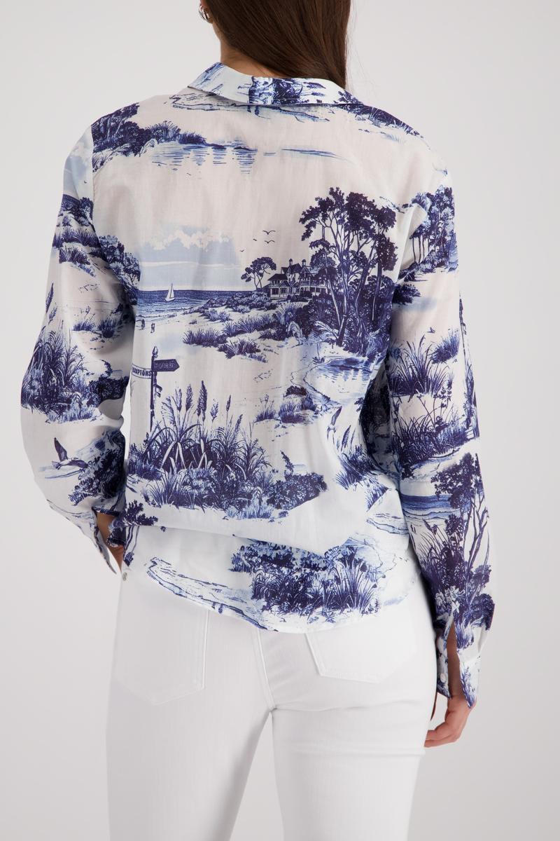 Monari Blouse 410637 Blauw 5