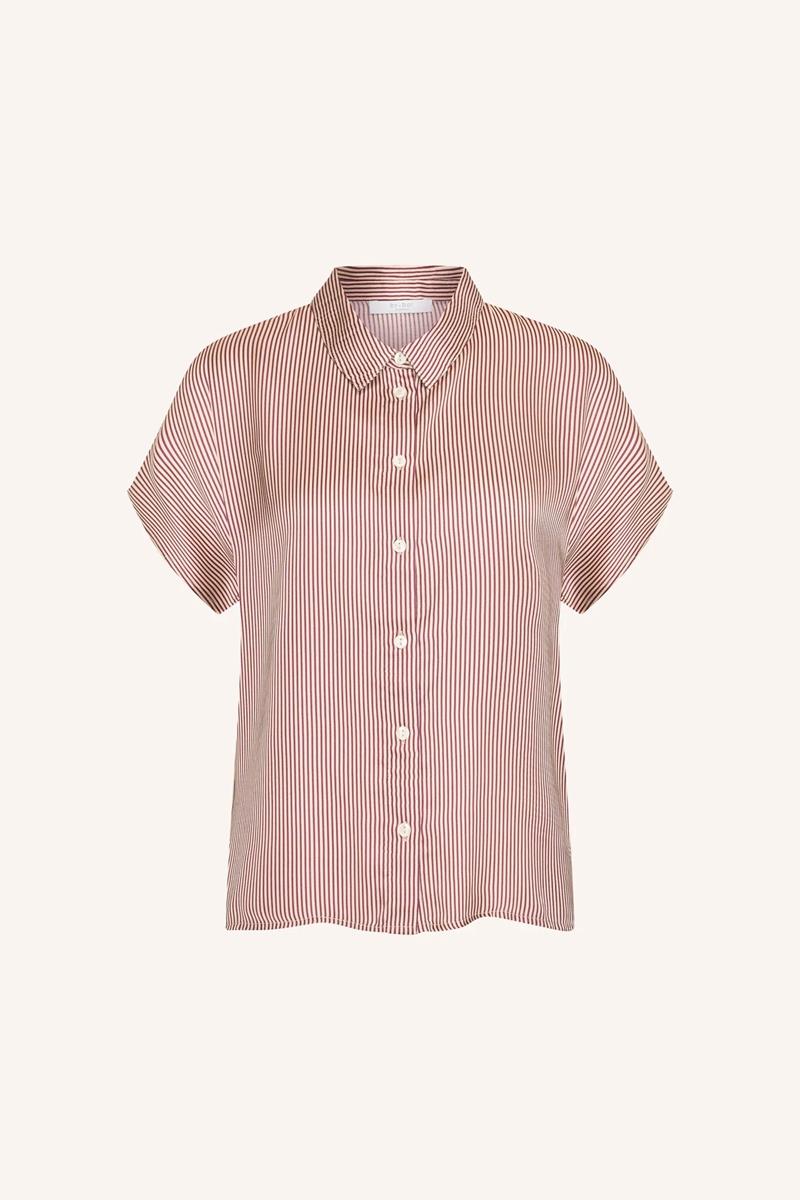 By-Bar Blouse Karly Stripe Rood 2