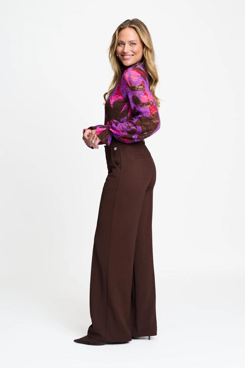 POM Amsterdam Pantalon SP9754 Bruin 4