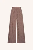 By-Bar Pantalon Celin Stripe Rood 2