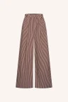By-Bar Pantalon Celin Stripe Rood 2