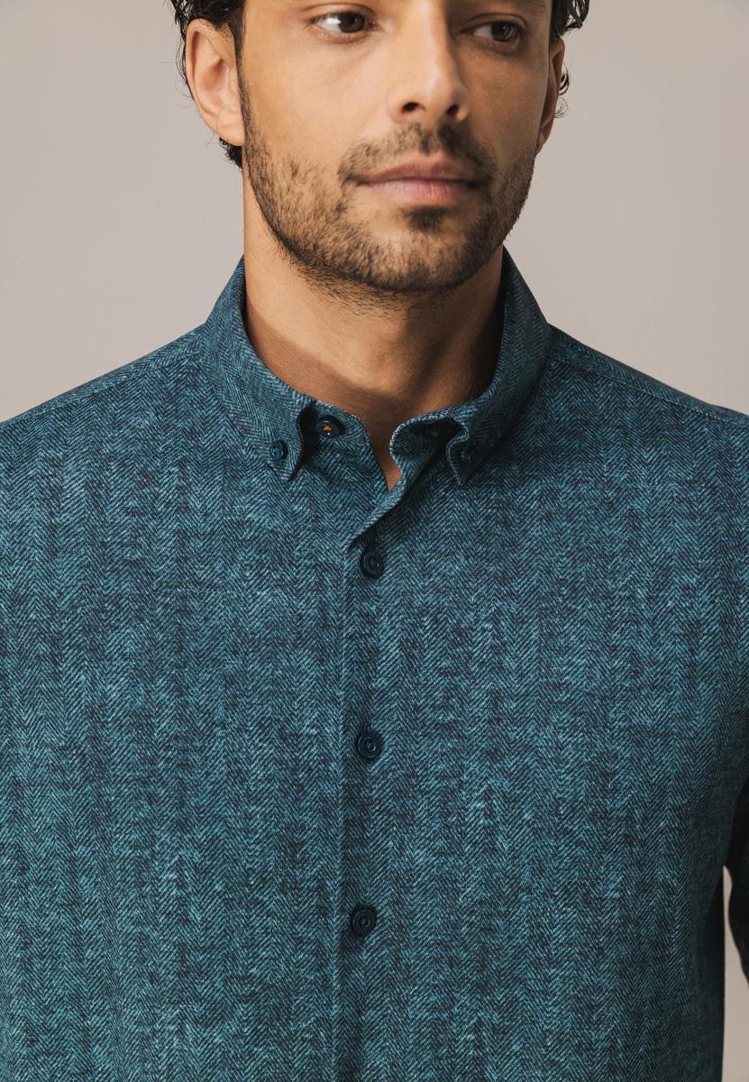 State of Art Overhemd 214-25287 Blauw 4