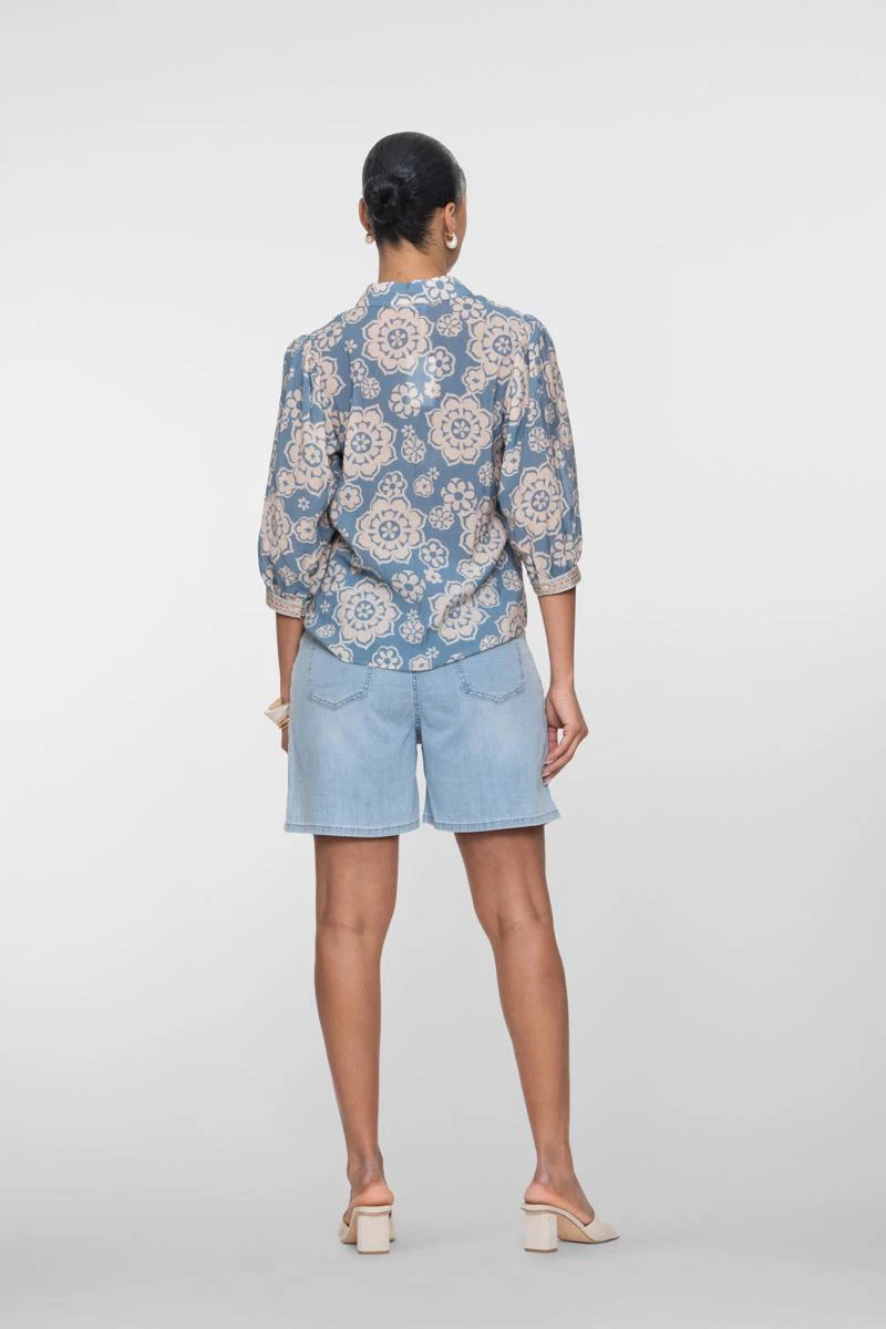 Geisha Short 61313-10 Blauw 3