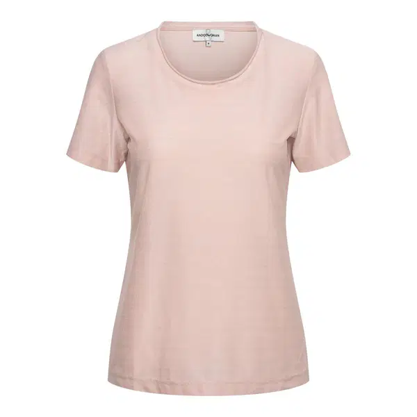 &Co Woman T-Shirt TS145 Roze 1