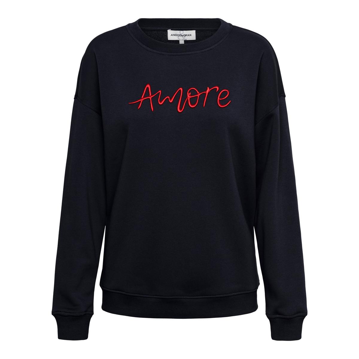 &Co Woman Sweater Amore Blauw 2