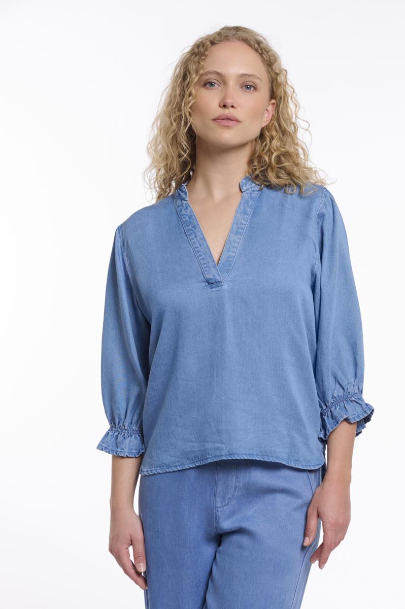 Rino & Pelle Blouse Kamar Blauw 1