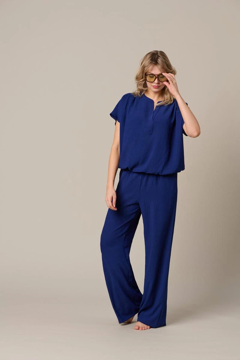 &Co Woman Pantalon Julie Blauw 1