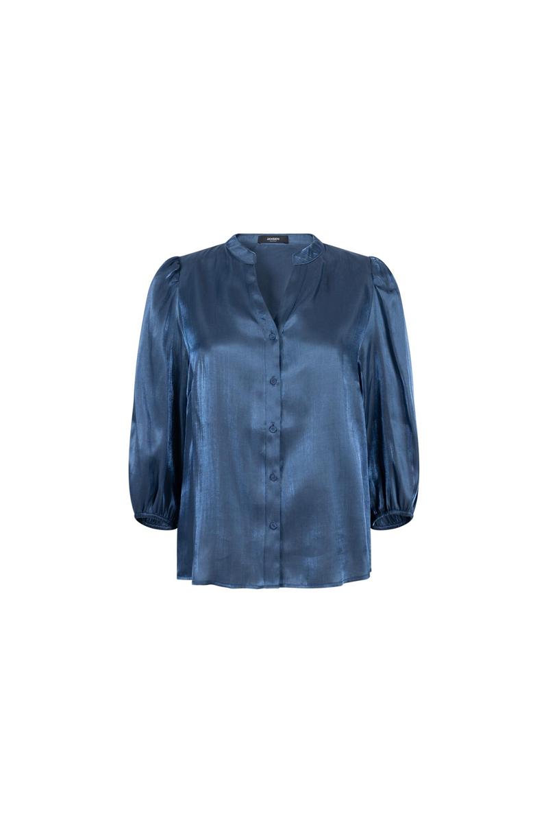 Jansen Amsterdam Blouse Bo Blauw 2