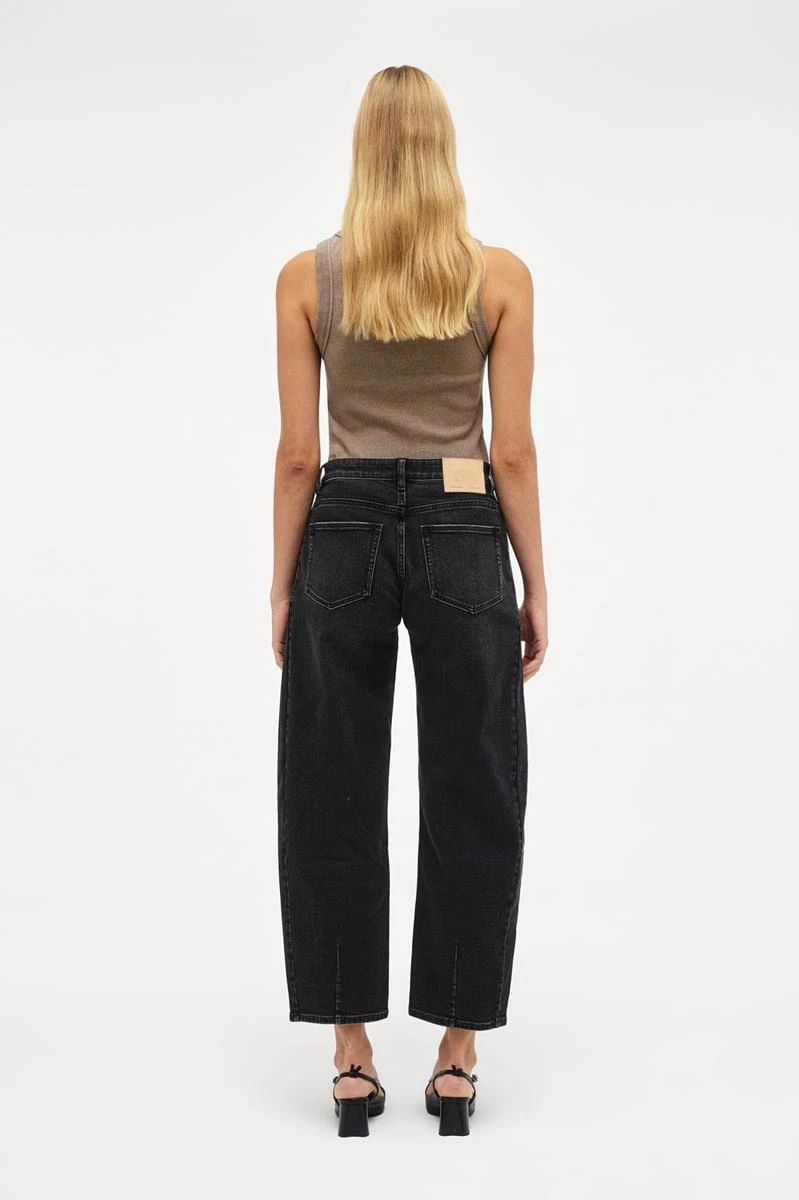 NEUW Denim Jeans Amber Barrel Zwart 2