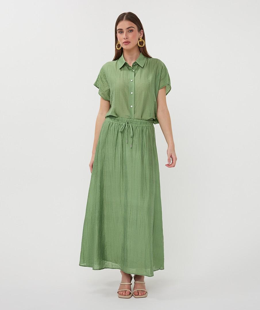 EsQualo Blouse HS26.14218 Groen 5