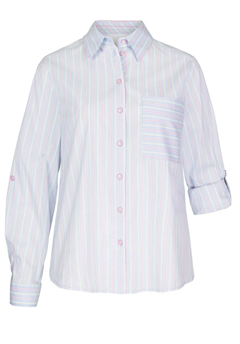 Bianca Blouse Anina Blauw 2