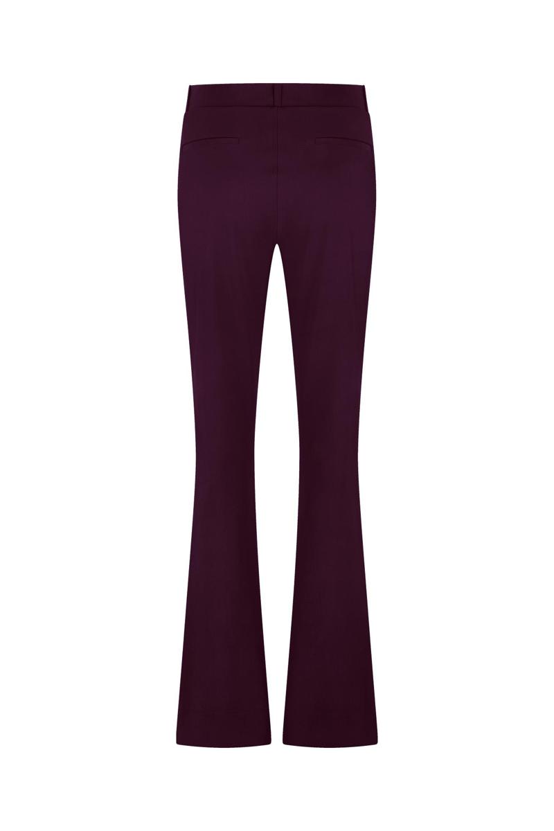 Studio Anneloes Pantalon Flair bonded trou Paars 2