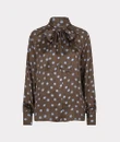 EsQualo Blouse W26.10700 Bruin 1