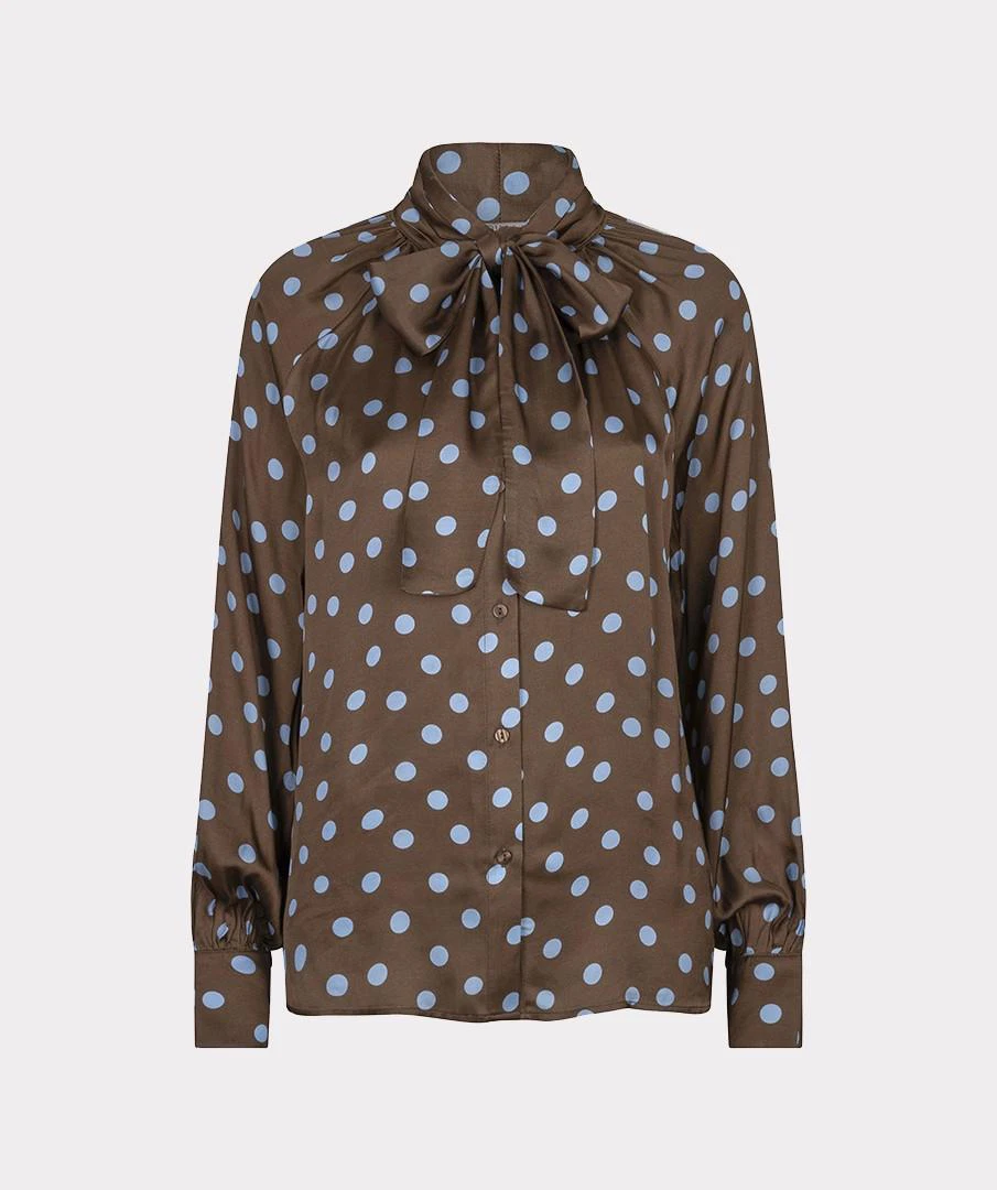 EsQualo Blouse W26.10700 Bruin 1