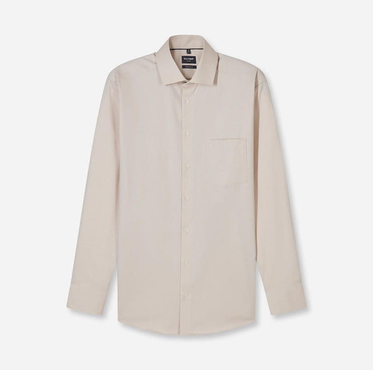 Olymp Overhemd 135674 Beige 2