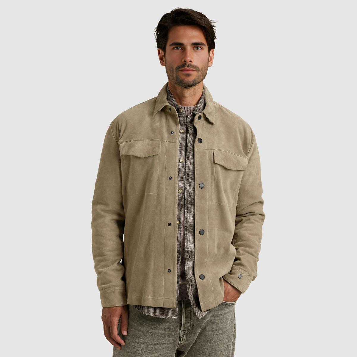 Cast Iron Overhemd CSI2509229 Beige 1