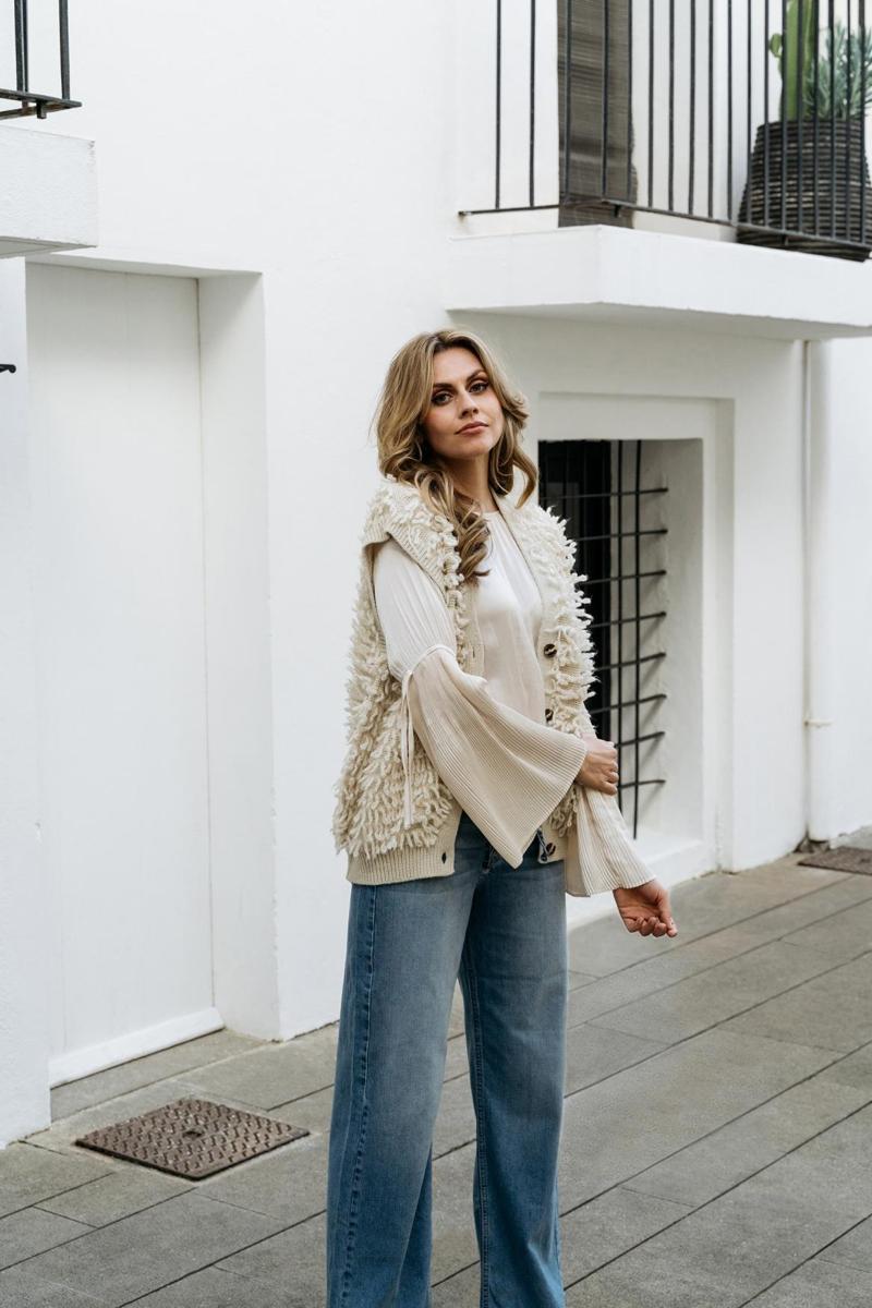 &Co Woman Gilet Banu Beige 6