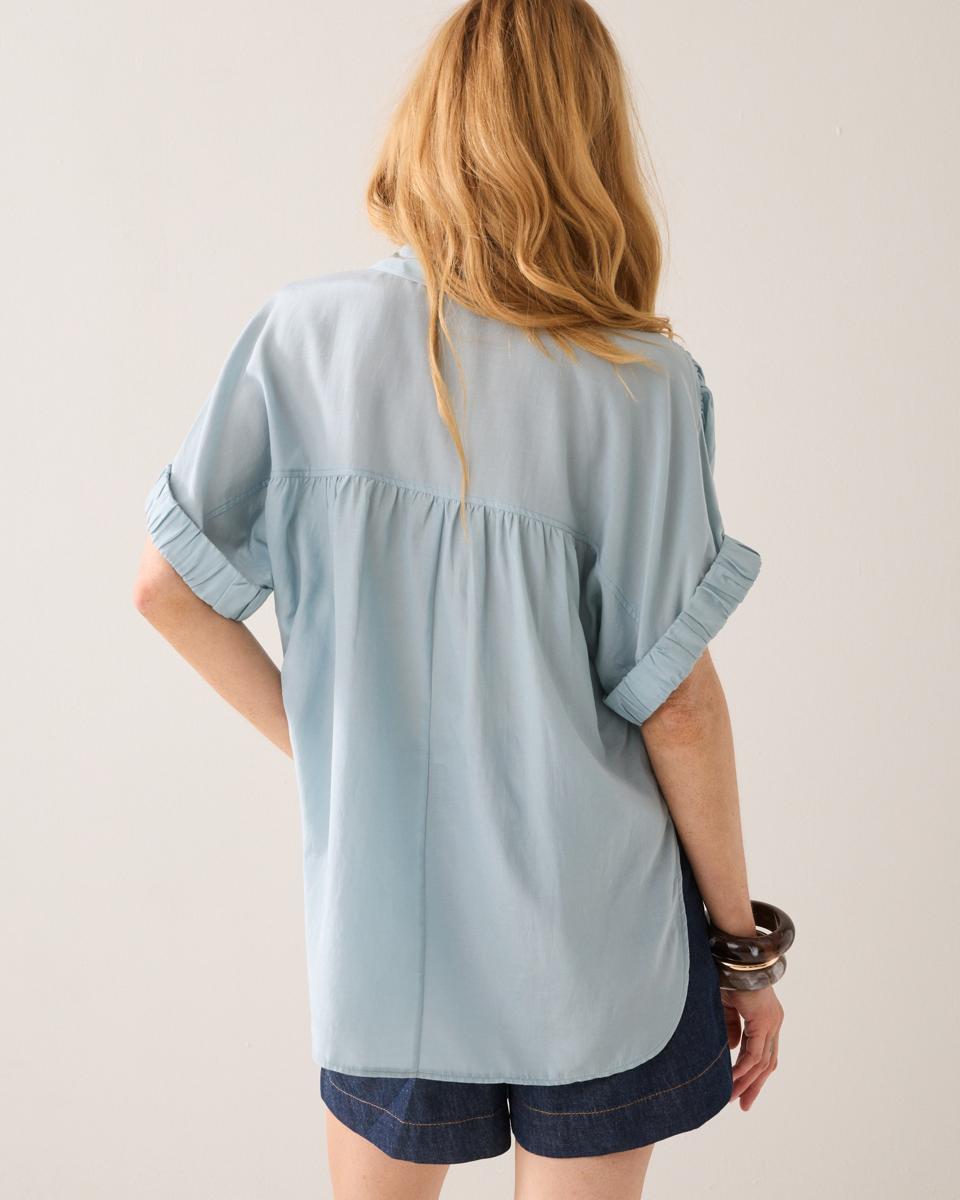 Summum Blouse 2s3484-12370 Blauw 3